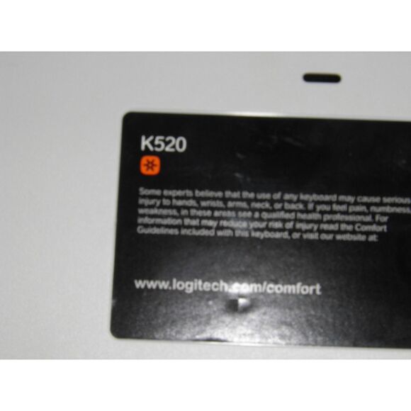 Logitech K520 Wireless Desktop Keyboard no dongle - Picture 4 of 6